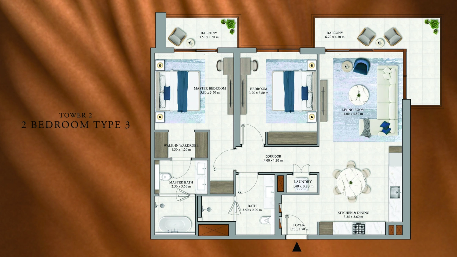  2 BR Type B Tower 2