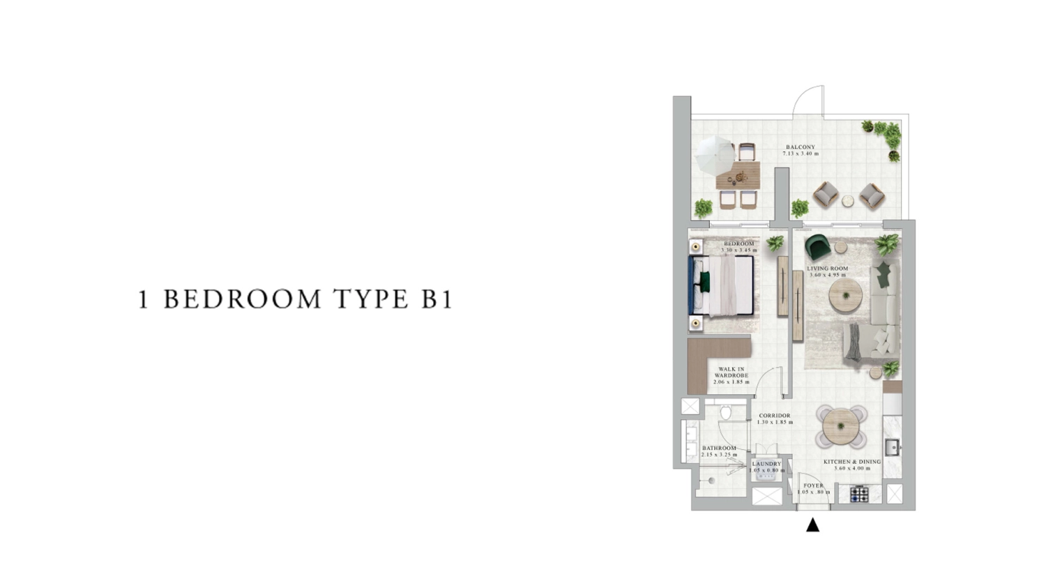 1 BR - Type B