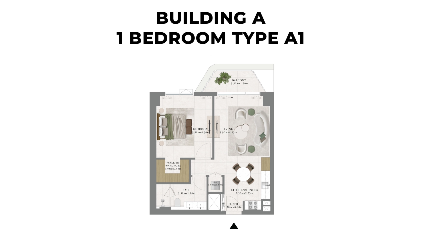  1 BR - Type A