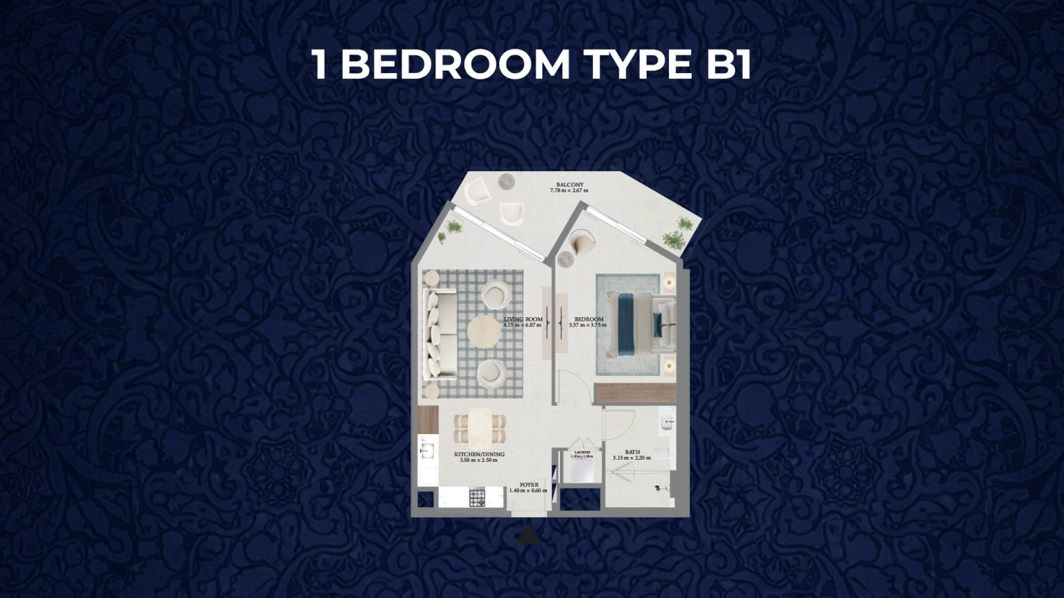 1 BR - Type A