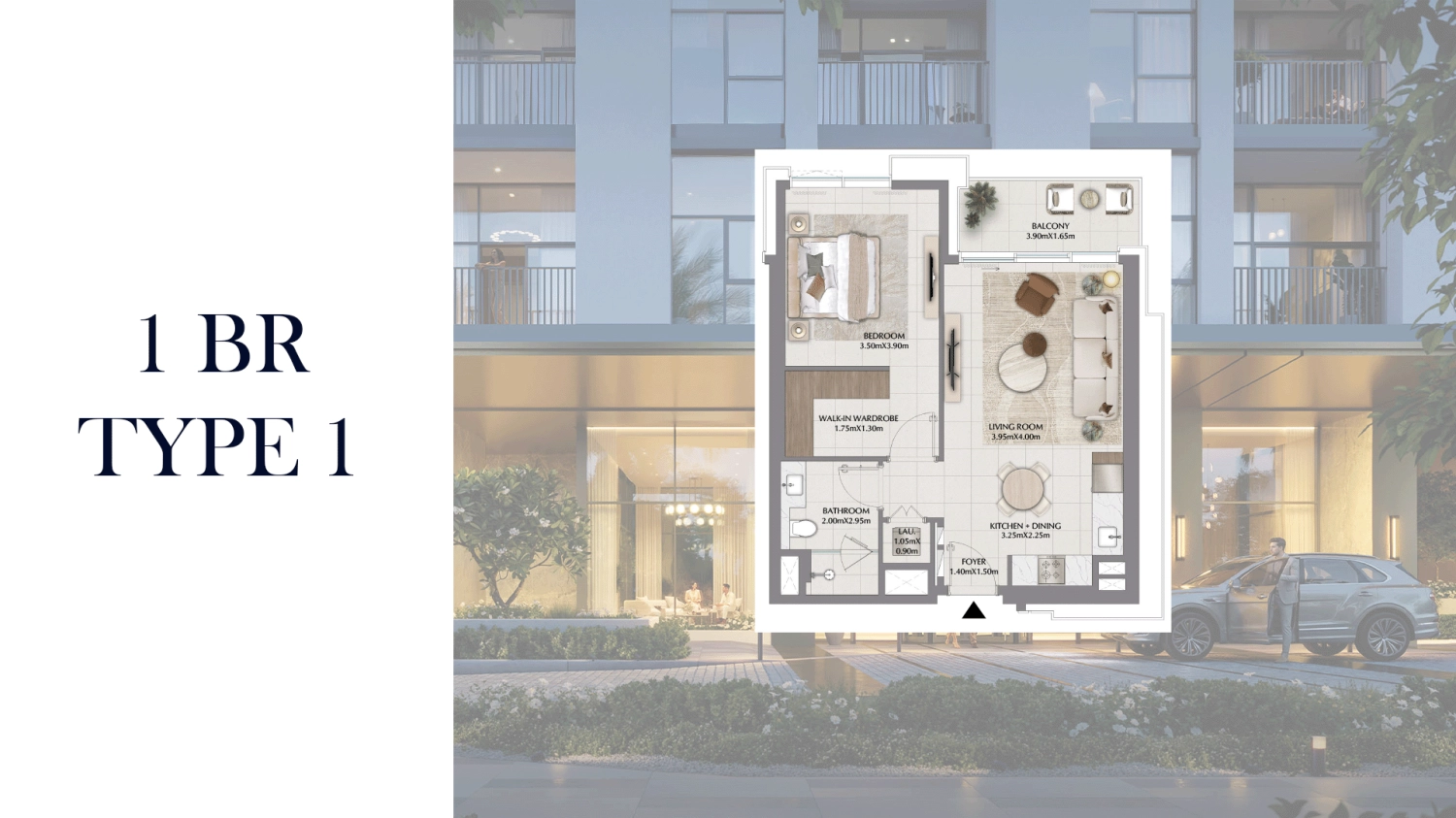  1 BR - Type A