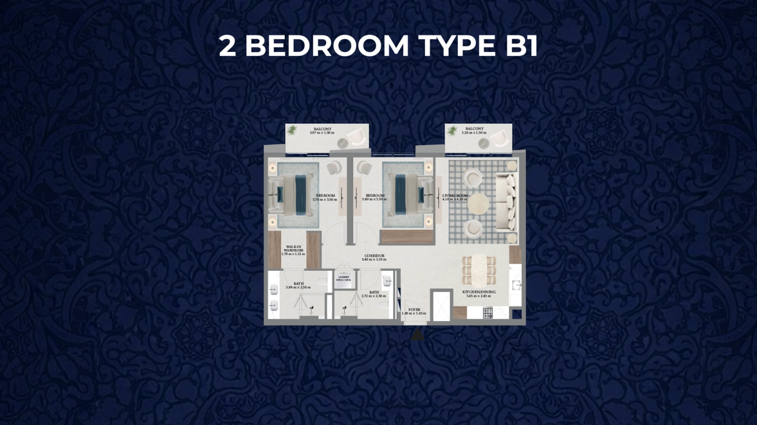  2 BR - Type A