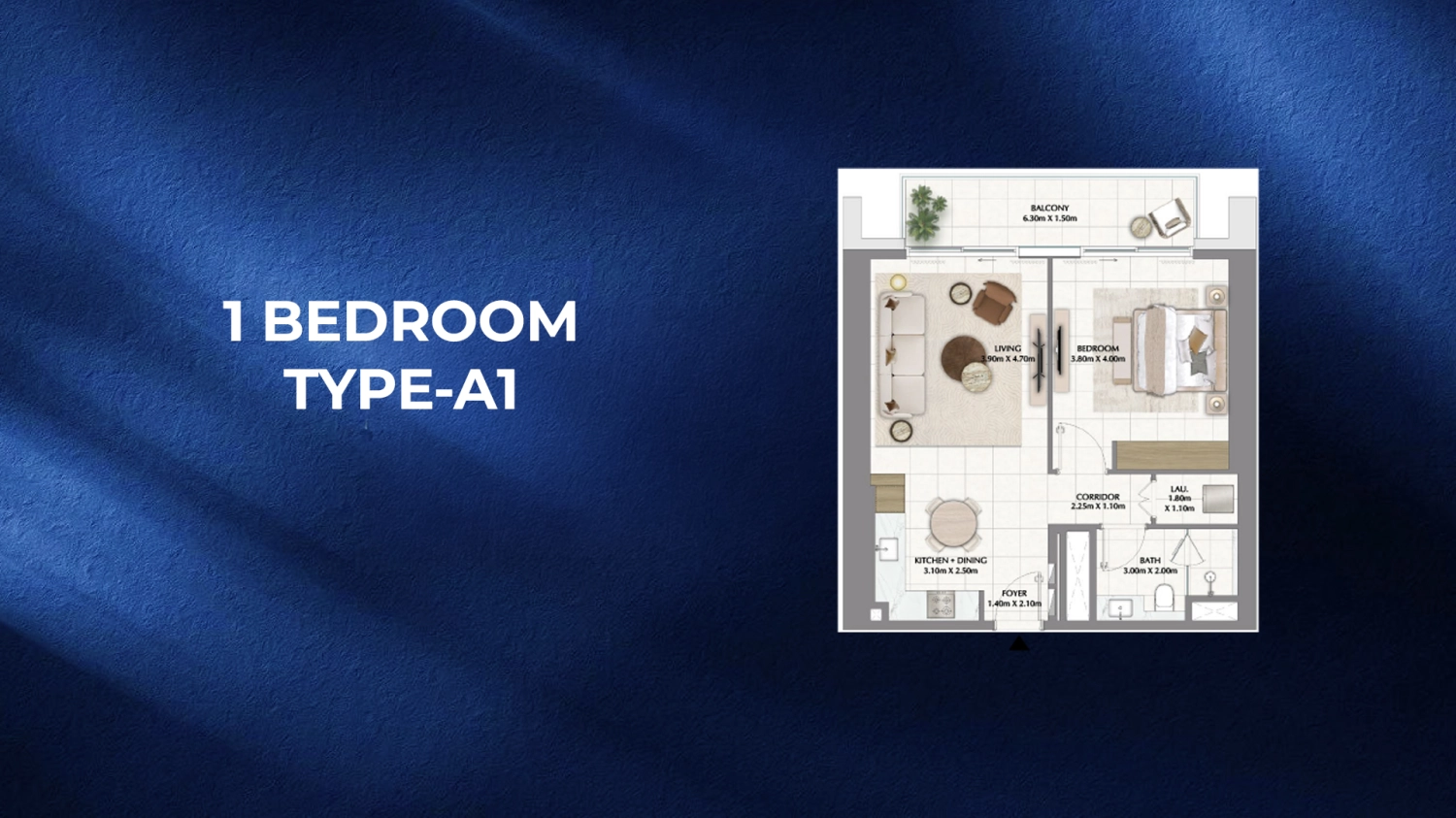  1 BR - Type A