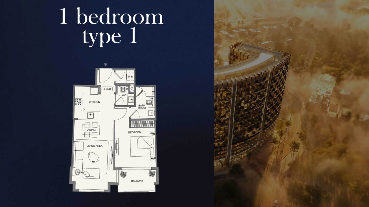  1 BR - Type A