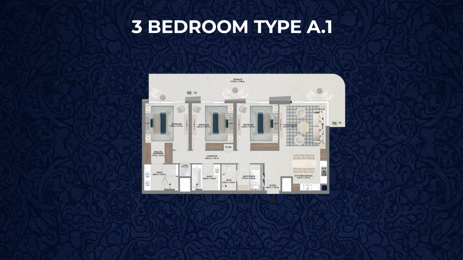  3 BR - Type A