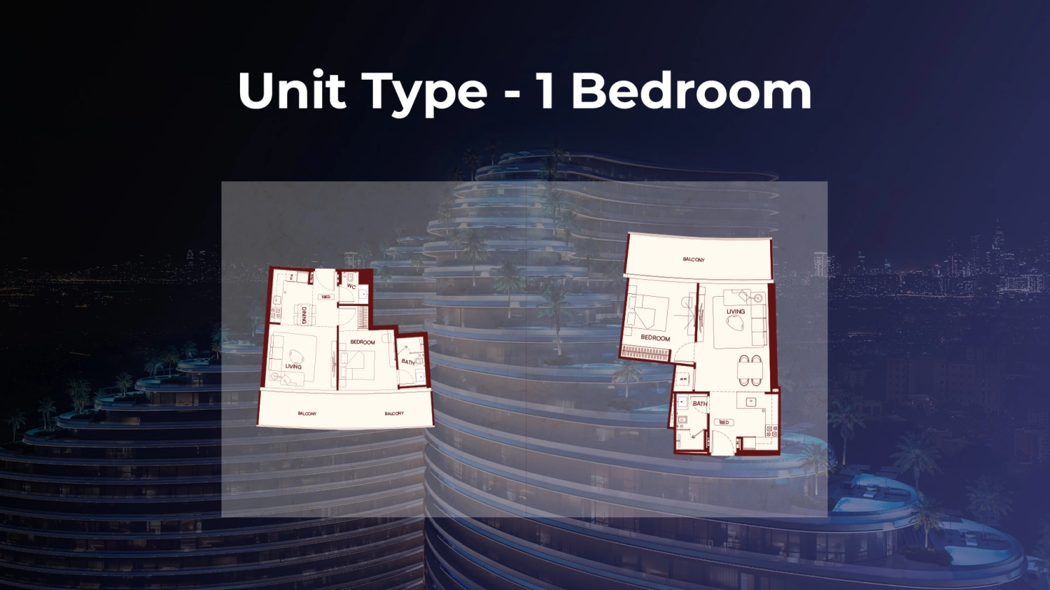  1 BR - Type A