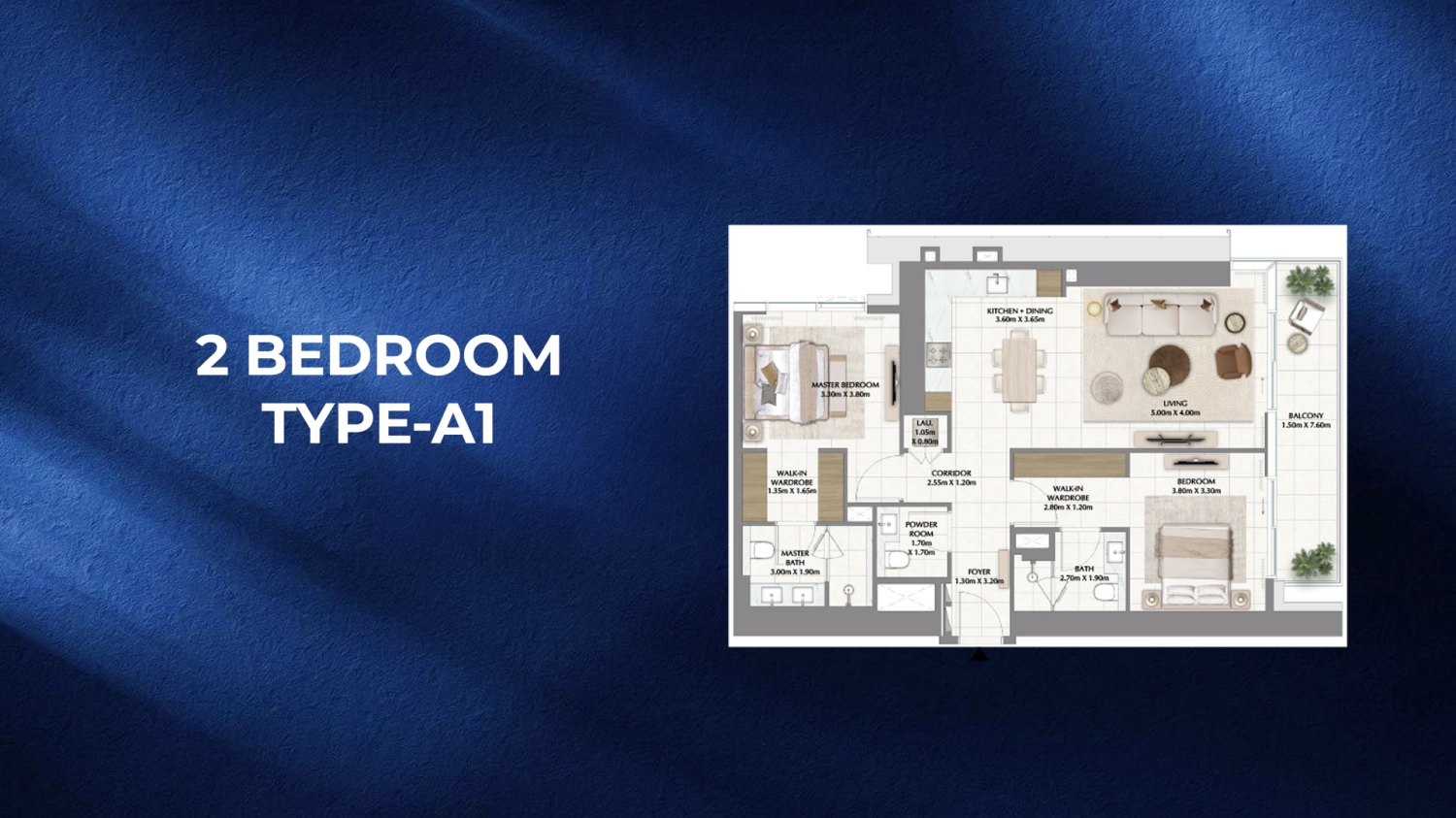 2 BR - Type A
