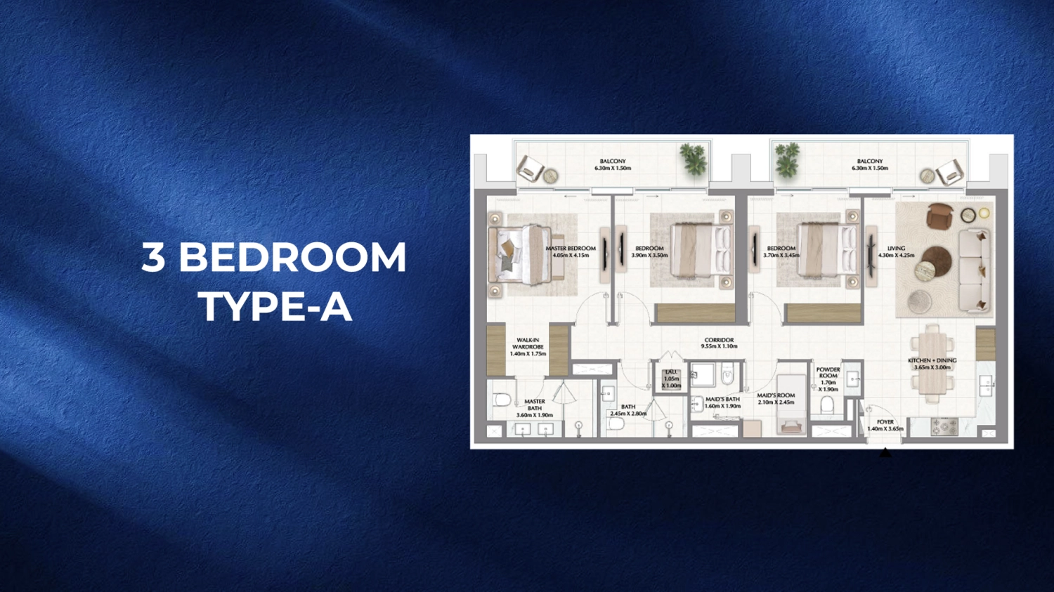  3 BR - Type A
