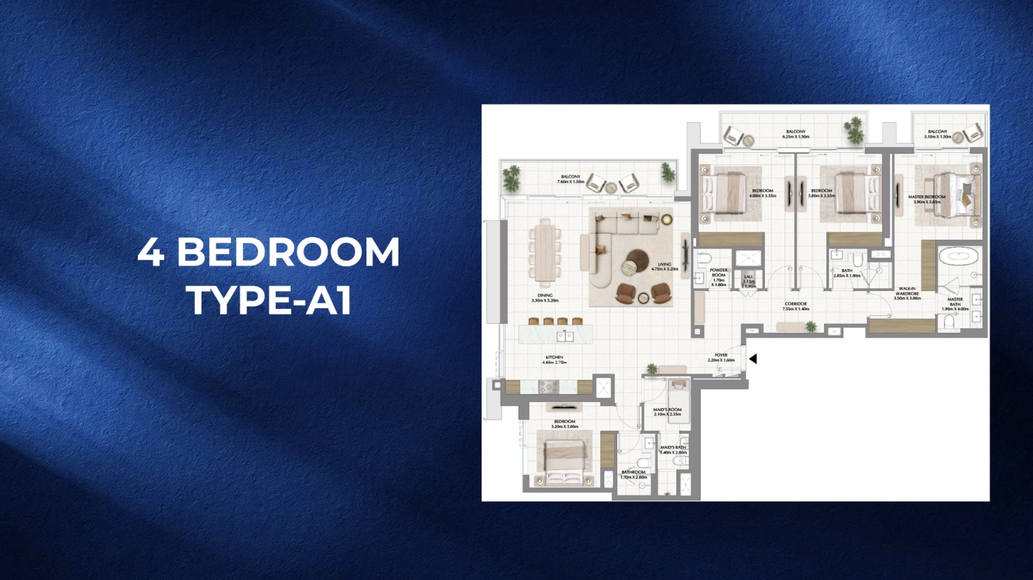  4 BR - Type A