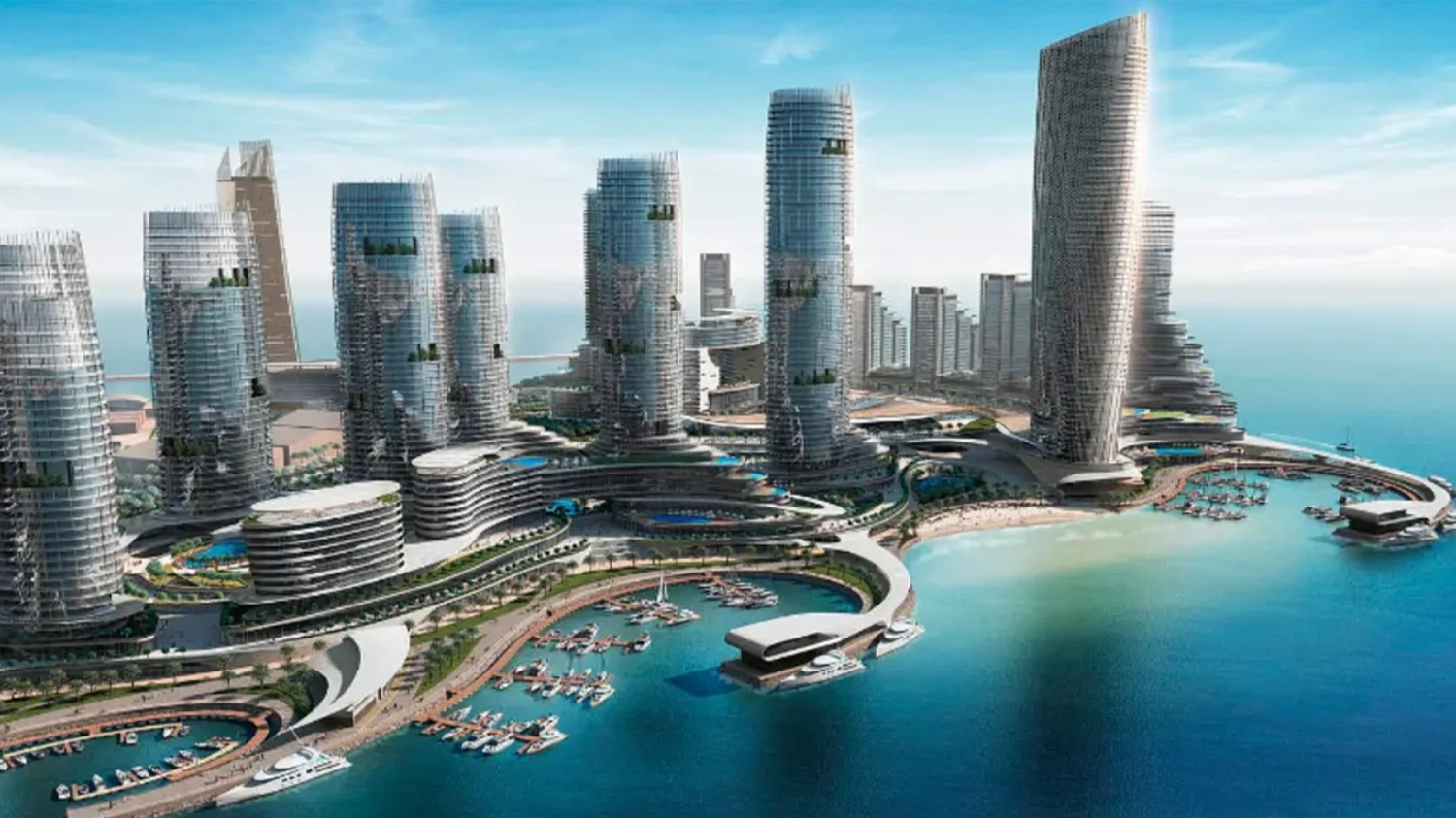 Dubai Maritime City Waterfront
